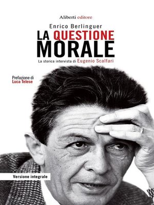 cover image of La questione morale